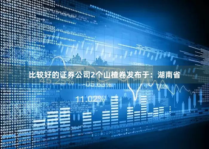 比较好的证券公司2个山楂卷发布于：湖南省
